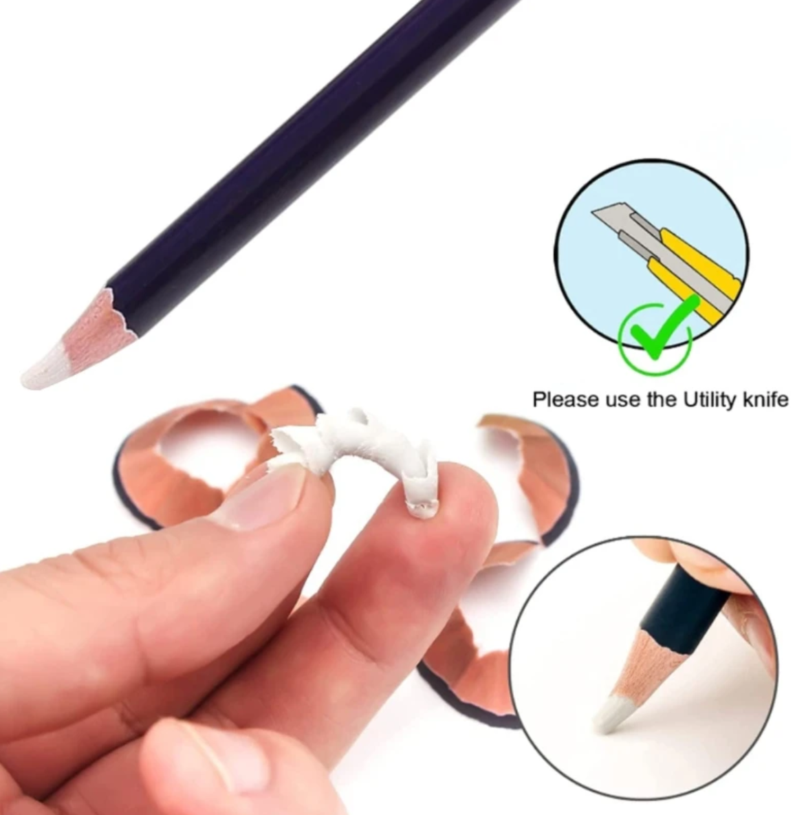 Sketch Eraser Pencils (3 pieces)